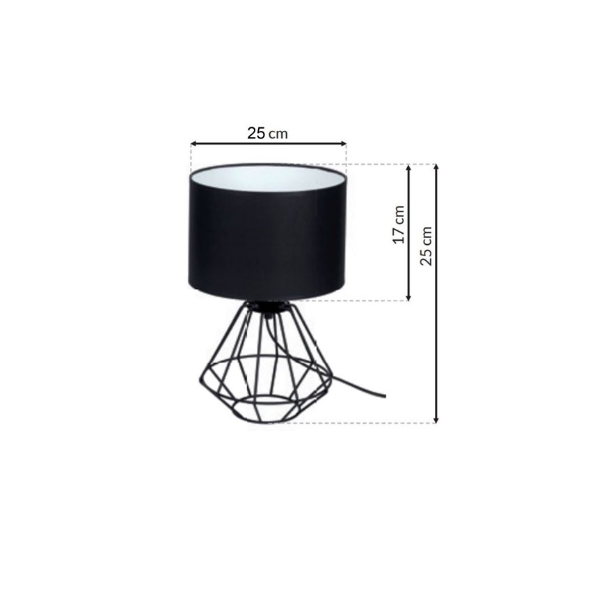 Lampe de table COLIN 1xE27/60W/230V
