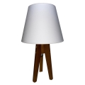 Lampe de table CONE 1xE27/60W/230V chêne blanc