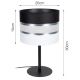 Lampe de table CORAL 1xE27/60W/230V noir/blanc