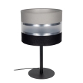 Lampe de table CORAL 1xE27/60W/230V noire / grise