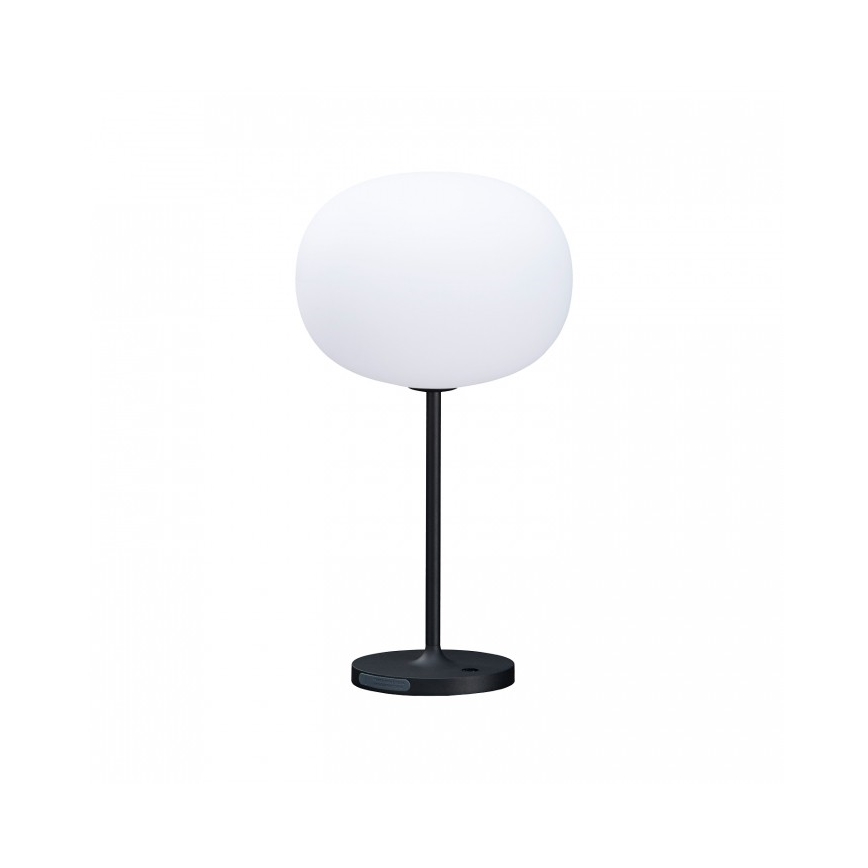 Lampe de table d'extérieur rechargeable à LED dimmable VENEZIA LED/2W/5V 2700K IP54 4000 mAh noire