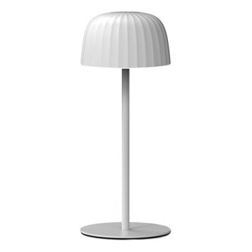 Lampe de table d'extérieur rechargeable à intensité variable VIVIEN LED/3W/5V 2700K 1600 mAh IP54 blanc