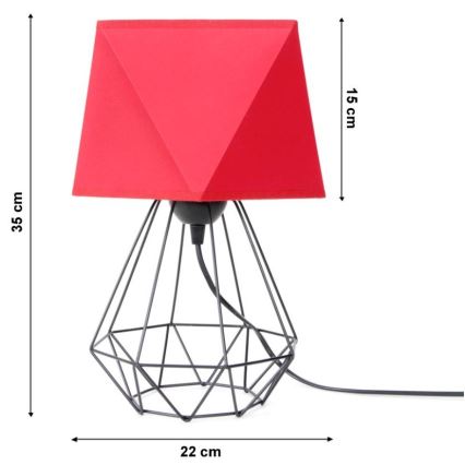 Lampe de table DIAMENT 1xE27/60W/230V