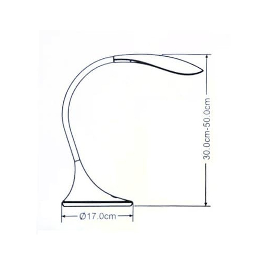 Lampe de table dimmable LED tactile VIPER LED/5,5W/230V noir