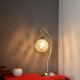 Lampe de table DORA 1xE27/15W/230V chrome brillant/transparent