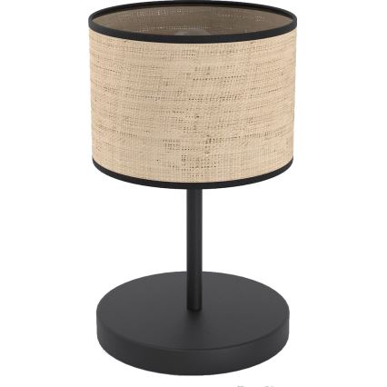 Lampe de table ECO 1xE27/15W/230V beige/rotin