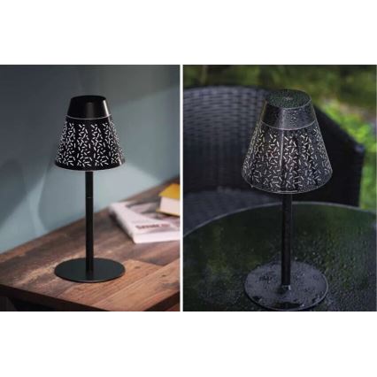 Lampe de table extérieur à intensité variable rechargeable LED/4,2W/5V 2200mAh IP44