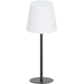Lampe de table extérieure tactile dimmable LED RGBW LUCIA LED/2W/5V 1800/2700/6500K 3600 mAh IP44 noire