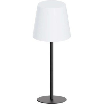 Lampe de table extérieure tactile dimmable LED RGBW LUCIA LED/2W/5V 1800/2700/6500K 3600 mAh IP44 noire