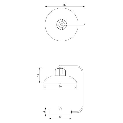 Lampe de table FELIX 1xE27/60W/230V verte
