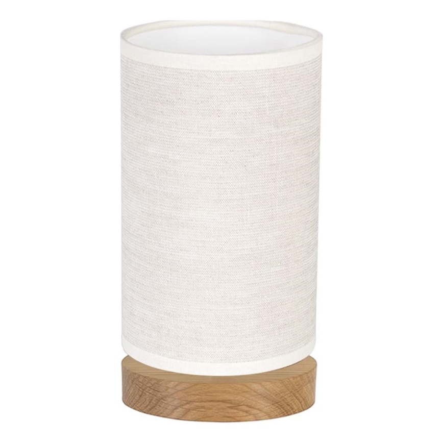 Lampe de table FIRE 1xE27/25W/230V chêne/beige chêne