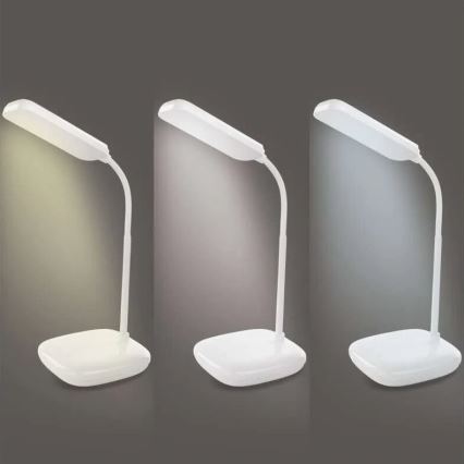 Lampe de table flexible à intensité variable LED/12W/230V 3000K/4000K/6500K blanc