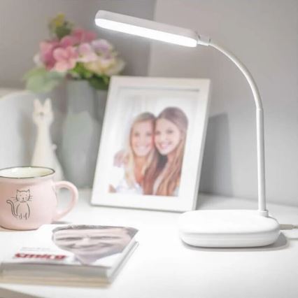 Lampe de table flexible à intensité variable LED/12W/230V 3000K/4000K/6500K blanc