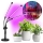 Lampe de table flexible à intensité variable pour la culture de plantes VITARO 3xLED/10W/230V noir