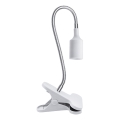Lampe de table flexible avec pince pour la culture des plantes PLANTY 1xE27/30W/230V blanc