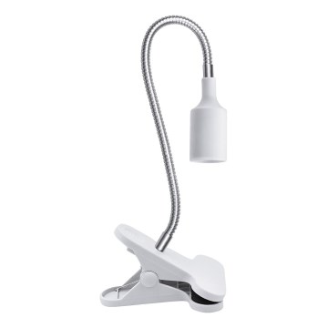 Lampe de table flexible avec pince pour la culture des plantes PLANTY 1xE27/30W/230V blanc