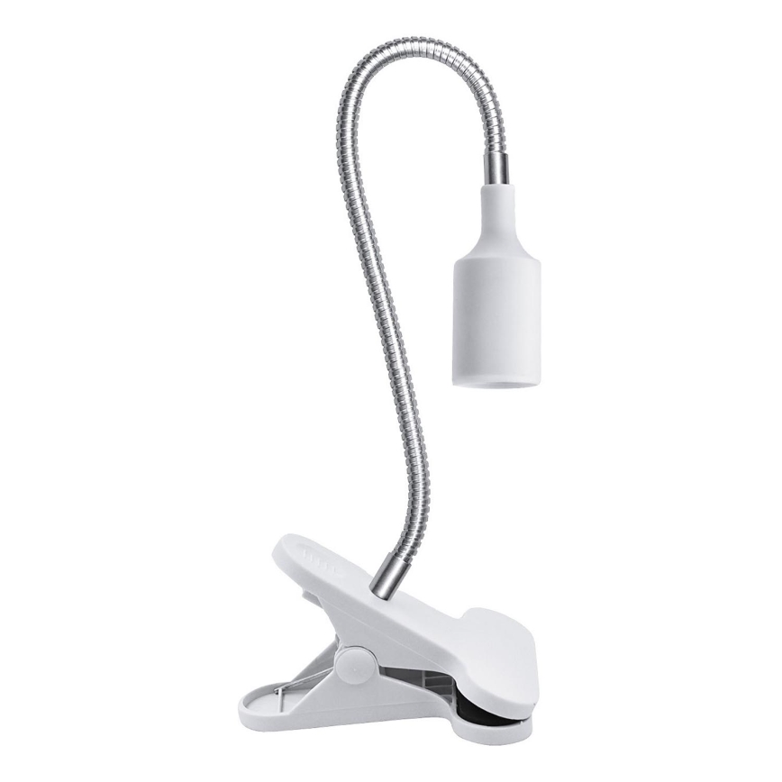 Lampe de table flexible avec pince pour la culture des plantes PLANTY 1xE27/30W/230V blanc