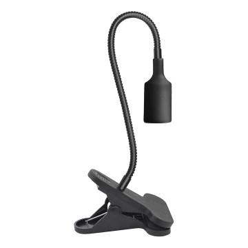 Lampe de table flexible avec pince pour la culture des plantes PLANTY 1xE27/30W/230V noir