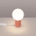 Lampe de table HALO 1xG9/8W/230V d. 12 cm rose