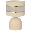 Lampe de table HELEN 1xE27/60W/230V crème/doré