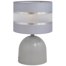 Lampe de table HELEN 1xE27/60W/230V gris/argent