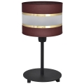 Lampe de table HELEN 1xE27/60W/230V marron/noir/doré