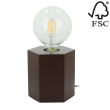 Lampe de table HEXAR 1xE27/25W/230V hêtre - certifié FSC