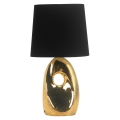 Lampe de table HIERRO 1xE27/60W/230V noir/doré
