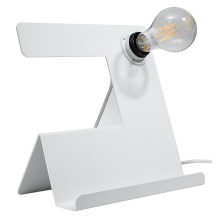 Lampe de table INCLINE 1xE27/60W/230V blanc