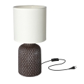 Lampe de table INER 1xE14/40W/230V marron