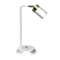 Lampe de table JOKER 1xGU10/25W/230V blanche/dorée