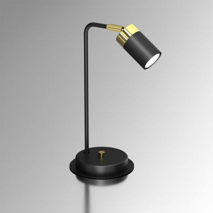 Lampe de table JOKER 1xGU10/25W/230V noire/dorée