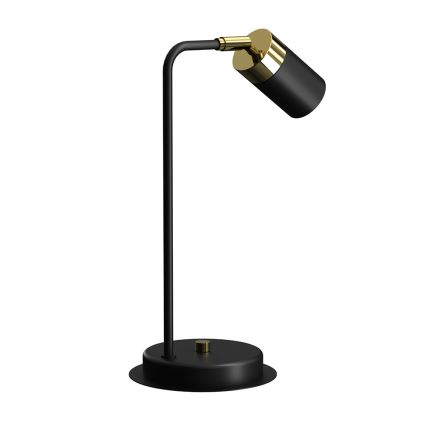 Lampe de table JOKER 1xGU10/25W/230V noire/dorée