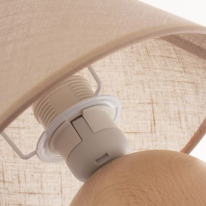 Lampe de table JUTA 1xE27/60W/230V hêtre