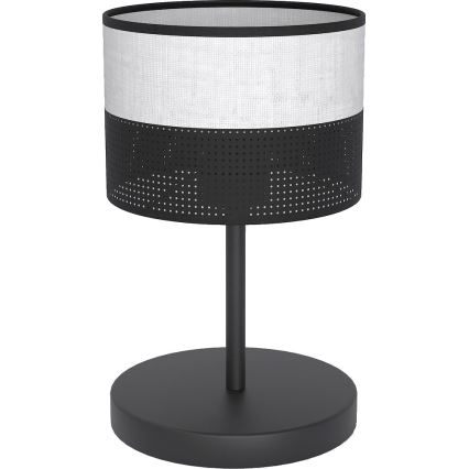 Lampe de table KARBON 1xE27/15W/230V noire/grise