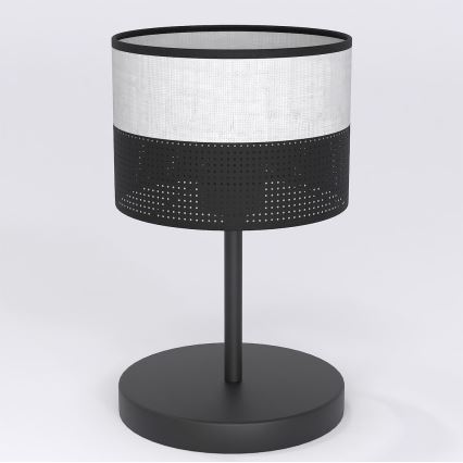 Lampe de table KARBON 1xE27/15W/230V noire/grise
