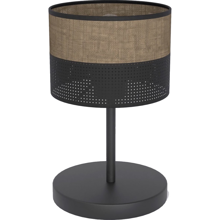 Lampe de table KARBON 1xE27/15W/230V noire/marron