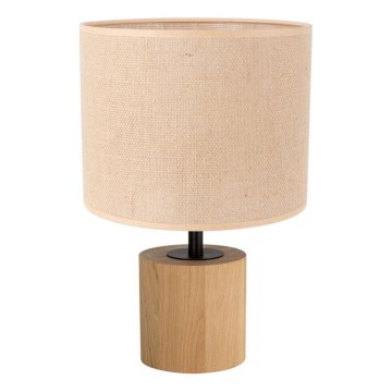 Lampe de table KRETA 1xE27/25W/230V chêne/chêne orangé