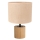 Lampe de table KRETA 1xE27/25W/230V chêne/orange chêne