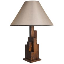 Lampe de table KULE 1xE27/60W/230V beige/marron