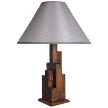 Lampe de table KULE 1xE27/60W/230V grise/marron