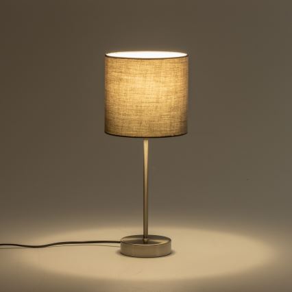 Lampe de table LED 1xE14/5W/230V gris/chrome mat