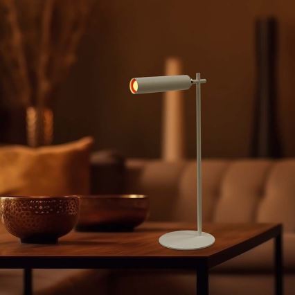 Lampe de table LED rechargeable à intensité variable magnétique LED/3W/5V 4000K 1500 mAh blanc