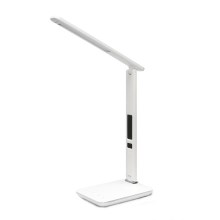 Lampe de table LED avec écran LED/9W/230V blanche