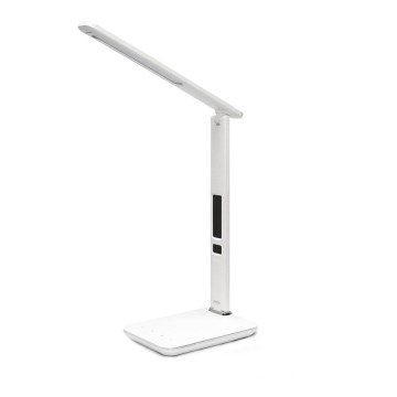 Lampe de table LED avec écran LED/9W/230V blanche