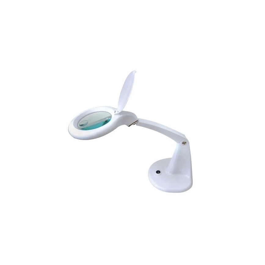 Lampe de table LED avec une loupe LED/6,5W/230V blanche