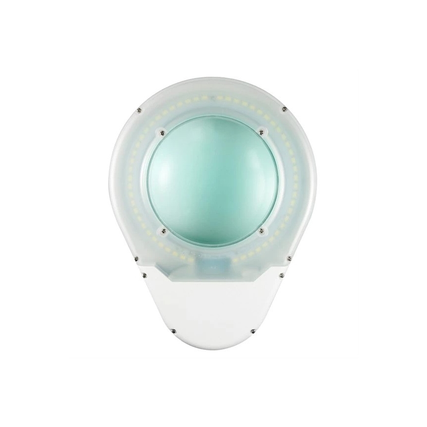 Lampe de table LED avec une loupe LED/9W/230V blanche