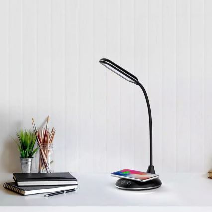 Lampe de table LED dimmable LED/5W/230V avec charge sans fil
