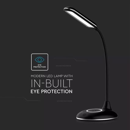 Lampe de table LED dimmable LED/5W/230V avec charge sans fil