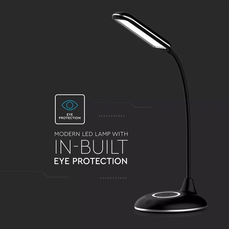 Lampe de table LED dimmable LED/5W/230V avec charge sans fil